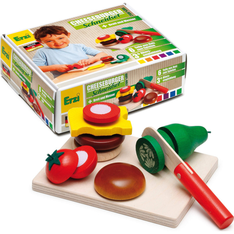 Schneidset Cheeseburger - 19 cm