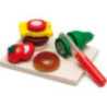 Schneidset Cheeseburger - 19 cm