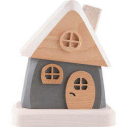 Rauchhaus grau - 15 cm