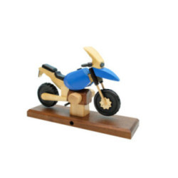 Smoker - Motorcycle Boxer RS Blue 27x18x8 cm / 11x7x3 inch
