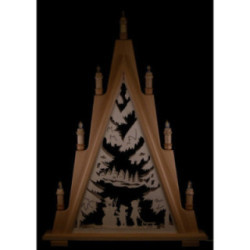 Light Triangle - Winter Children - 49x71 cm / 19.3x28 inch