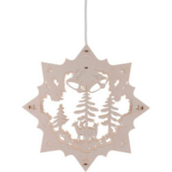 Fensterbild Waldtiere - 27 cm