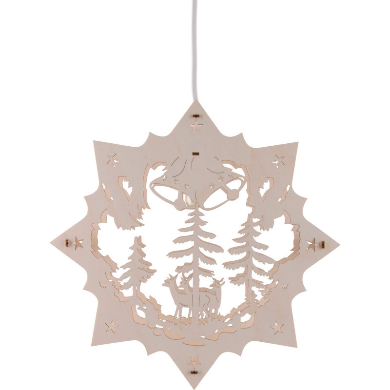 Fensterbild Waldtiere - 27 cm