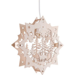 Fensterbild Waldtiere - 27 cm