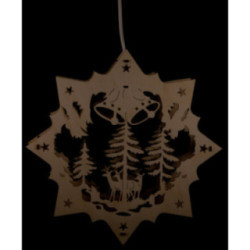 Fensterbild Waldtiere - 27 cm