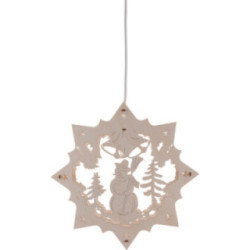 Fensterbild Schneemann - 27 cm