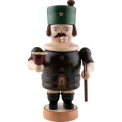 Räuchermännchen Bergmann mit Kerze - 19 cm