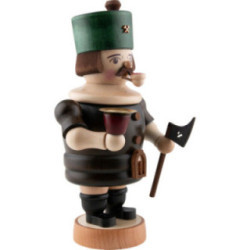 Räuchermännchen Bergmann mit Kerze - 19 cm
