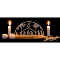Candle Arch - Nativity - 29x8 cm / 11.4x3.1 inch