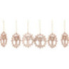 Tree Ornament - Star Light Angel - 6 pcs. - 7 cm / 2.8 inch