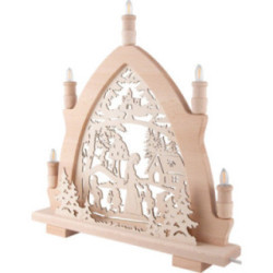 Schwibbogen Schneewittchen - 42x43 cm