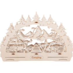 Schwibbogen Camping - 22x15 cm