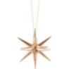 Tree Ornament - Christmas Star Gold - 7 cm / 2.8 inch