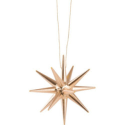 Tree Ornament - Christmas Star Gold - 7 cm / 2.8 inch