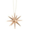 Tree Ornament - Christmas Star Gold - 7 cm / 2.8 inch