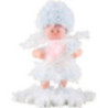 Schneeflöckchen mit Baby Mädchen - 5 cm