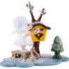 Snowflake with Mailbox - 10 cm / 3.9 inch