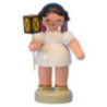 Angel with Lantern - Red Wings - Standing - 6 cm / 2,3 inch