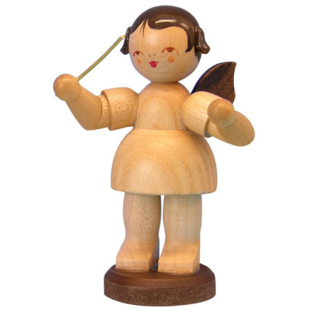 Angel Conductor - Natural Colors - Standing - 9,5 cm / 3,7 inch