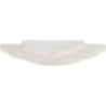 Cloud Landscape - 2-Tier Base - White/Gold - 32,5×16×2,4 cm / 12.8×6.3×0.9 inch