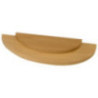 Wolke - 2-stufig - natur - 27x12x2 cm