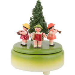 Spieldose mit Instrumentenkinder - 15 cm