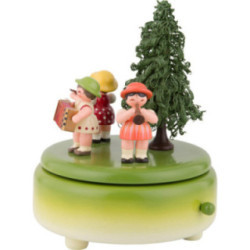 Spieldose mit Instrumentenkinder - 15 cm