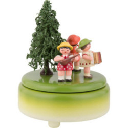 Music Box Children with Instruments - 15 cm / 5.9 inch