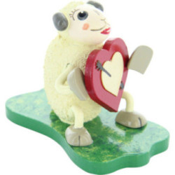 Sheep "Lovely", in Love - 5 cm / 2 inch