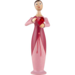 Tugendfigur Liebe mit Kristall - 17 cm