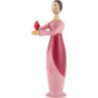 Tugendfigur Liebe mit Kristall - 17 cm