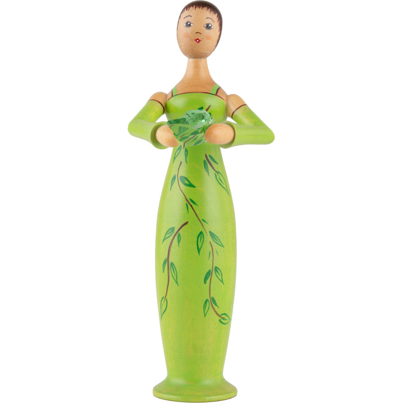 Tugendfigur Hoffnung mit Kristall - 17 cm
