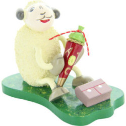 Sheep "Tütli", with Sweetie Hat - 5,5 cm / 2.2 inch