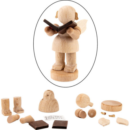 Bastelset Engel stehend mit Gesangsbuch - 6 cm