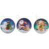 Christmas Baubles Winter Moments - Set of Three - 10 cm / 3.9 inch