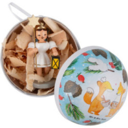 Christmas Baubles Panda Love - Set of Three - 8 cm / 3.1 inch