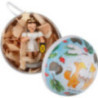 Weihnachtskugeln Pandaliebe - 3er-Set - 8 cm