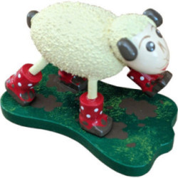 Sheep "Matschi" with Gumboots - 5,5 cm / 2.2 inch
