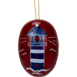Easter Egg with Lighthouse - 5,5 cm / 2.2 inch