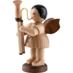 Engel mit Fagott - natur - stehend - 9,5 cm