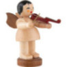 Engel mit E-Geige - natur - stehend - 6 cm