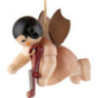 Tree Ornament - Angel with E-Violin - Natural Colors - Floating - 5,5 cm / 2.2 inch