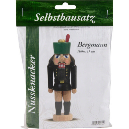 Handicraft Set - Nutcracker - Miner - 15 cm / 5.9 inch