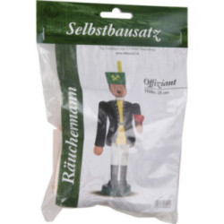 Bastelset Räuchermännchen Offiziant - 20 cm