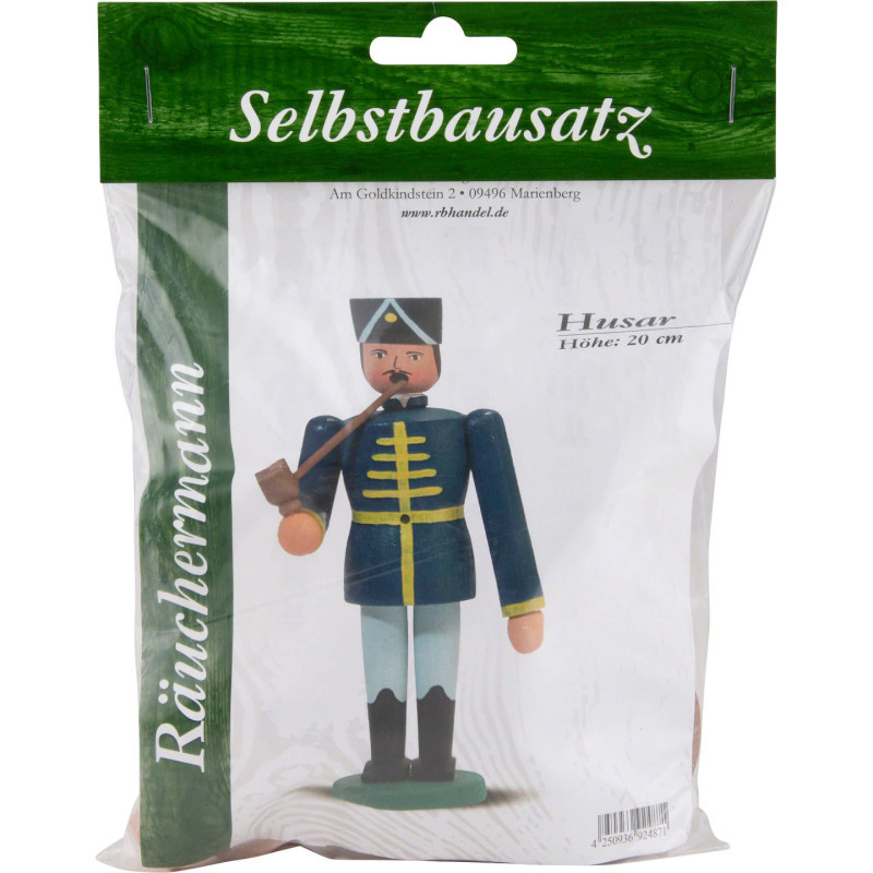 Bastelset Räuchermännchen Husar - 20 cm