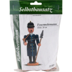 Handicraft Set - Smoker - Fireman - 20 cm / 7.9 inch