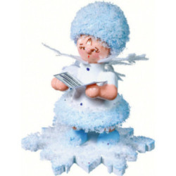 Snowflake with Songbook - 5 cm / 2 inch