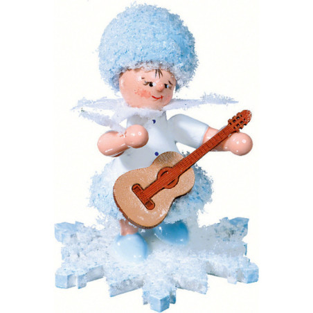Snowflake with Guitar - 5 cm / 2 inch