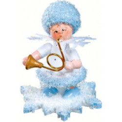 Schneeflöckchen mit Horn - 5 cm