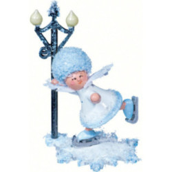 Schneeflöckchen Schlittschuhfahrer - 5 cm